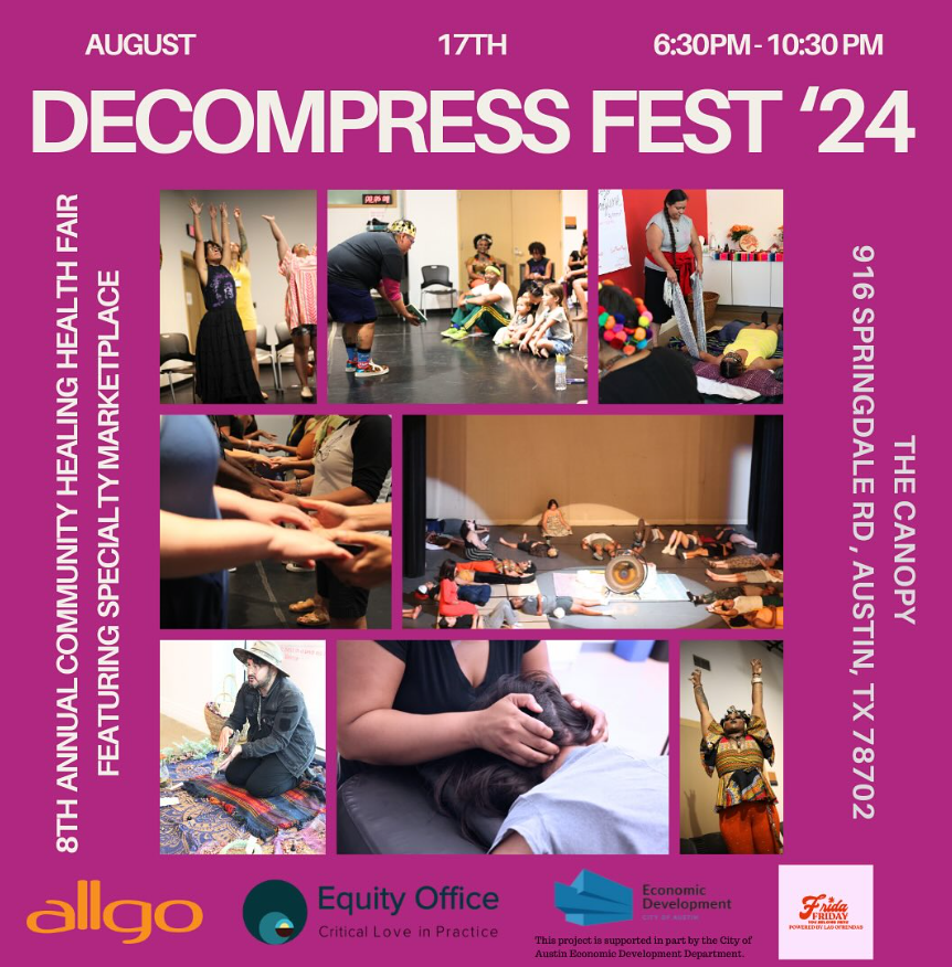 decompress fest allgo 2024 flyer